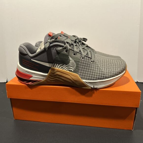 Size 9.5M/11W-Nike Metcon 8 \'Flat Pewter\' DO9328-005 BRAND NEW W OG BOX main image 7